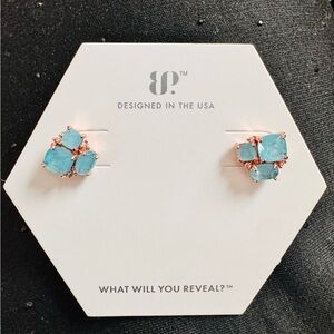 BP Turquoise and Rose Gold Earrings